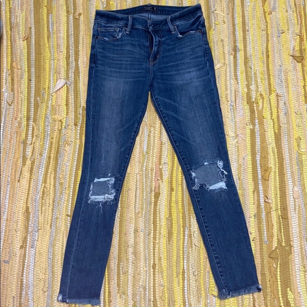 Abercrombie and Fitch Skinny Jeans with Rips